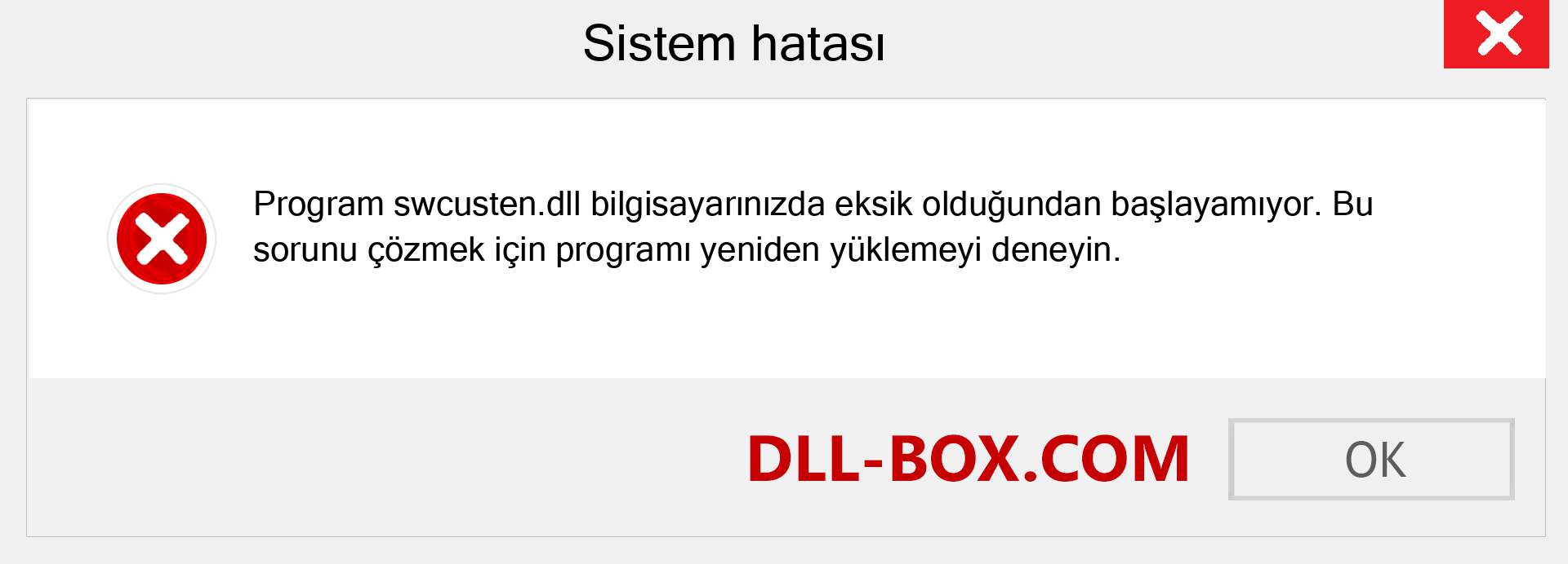 swcusten.dll dosyası eksik mi? Windows 7, 8, 10 için İndirin - Windows'ta swcusten dll Eksik Hatasını Düzeltin, fotoğraflar, resimler